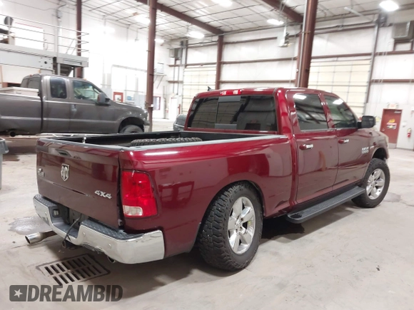 2017 Ram 1500 Big Horn with VIN 1C6RR7TT9HS583431, listed as a IAAI auction lot 42437692 with 121,764 mi miles and . Bid and sale history available at DreamBid. Image 4.