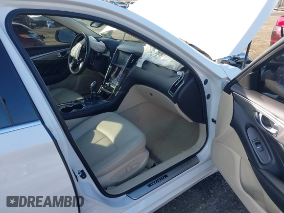 2014 Infiniti Q50 Premium with VIN JN1BV7AR4EM704334, listed as a IAAI auction lot 40922696 with 110,324 mi miles. Bid and sale history available at carsss.com. Image 5.