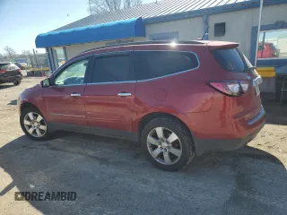 2013 Chevrolet Traverse LTZ z VIN 1GNKVLKD0DJ101204, wystawiony jako Copart lot #46361955 z przebiegiem 187 287 mil mil oraz Szkoda całkowita • Salvage title. Historia ofert i sprzedaży dostępna na DreamBid. Obrazek 2.