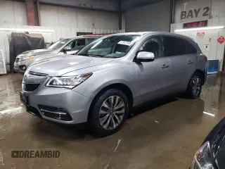 2016 Acura MDX w/Tech with VIN 5FRYD4H41GB034898, listed as a Copart auction lot 87937985 with 82,112 mi miles and Salvage Title. Bid and sale history available at carsss.com. Image 1.