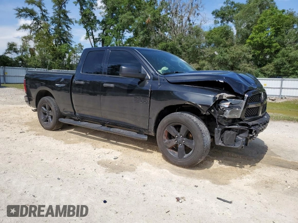 2016 Ram 1500 Express with VIN 1C6RR6FG0GS404586, listed as a Copart auction lot 58538645 with 161,655 mi miles and Salvage title. Bid and sale history available at DreamBid. Image 4.