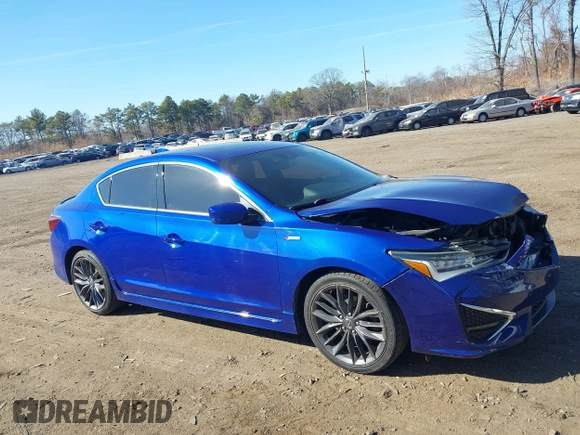 2020 Acura ILX w/Premium/A-SPEC Pkg with VIN 19UDE2F89LA011459, listed as a IAAI auction lot 41751405 with 68,912 mi miles. Bid and sale history available at carsss.com. Image 13.