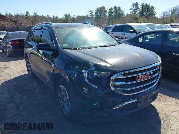 2019 GMC Terrain SLT with VIN 3GKALVEV5KL353096, listed as a IAAI auction lot 41825008 with 125,572 mi miles. Bid and sale history available at carsss.com. Image 13.