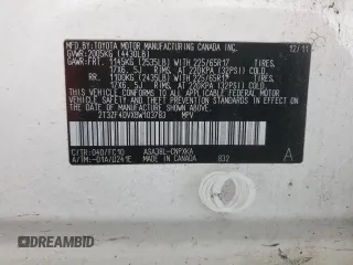 2011 Toyota RAV4 with VIN 2T3ZF4DVXBW103783, listed as a Copart auction lot 51466055 with 60,981 mi miles and Salvage Title. Bid and sale history available at carsss.com. Image 12.