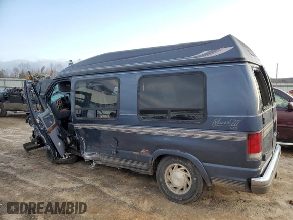1996 Ford Econoline Cargo z VIN 1FDEE14H2THB04228, wystawiony jako Copart lot #85051754 z przebiegiem Nie podano mil oraz Szkoda całkowita • Salvage title. Historia ofert i sprzedaży dostępna na DreamBid. Obrazek 2.