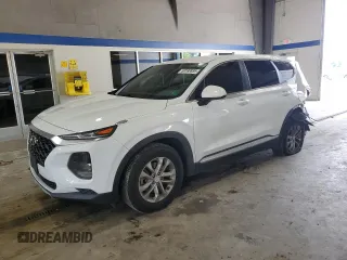 2019 Hyundai Santa Fe SE z VIN 5NMS2CAD4KH115371, wystawiony jako Copart lot #59180895 z przebiegiem 127 444 mil mil oraz Szkoda całkowita • Salvage title. Historia ofert i sprzedaży dostępna na DreamBid. Obrazek 1.