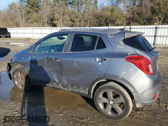 2014 Buick Encore with VIN KL4CJASB9EB595001, listed as a Copart auction lot 41593305 with 125,580 mi miles and Salvage Title. Bid and sale history available at carsss.com. Image 2.