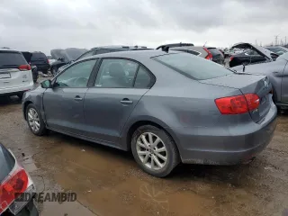 2012 Volkswagen Jetta SE with VIN 3VWDX7AJ3CM406558, listed as a Copart auction lot 47367825 with 163,613 mi miles and Salvage title. Bid and sale history available at DreamBid. Image 2.