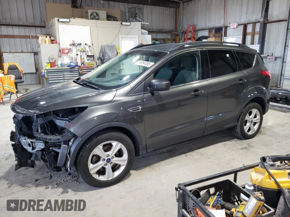 2016 Ford Escape SE with VIN 1FMCU0GX5GUB81499, listed as a Copart auction lot 54064055 with 99,464 mi miles and Salvage Title. Bid and sale history available at carsss.com. Image 1.