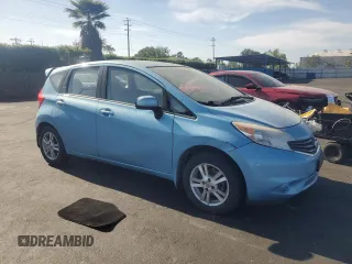 2014 Nissan Note S with VIN 3N1CE2CP4EL392433, listed as a Copart auction lot 53110475 with Not Provided miles and Clean Title. Bid and sale history available at DreamBid. Image 4.