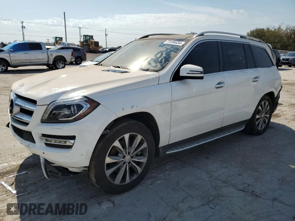 2016 Mercedes-Benz GL with VIN 4JGDF6EE5GA698435, listed as a Copart auction lot 73156434 with 137,302 mi miles and Salvage Title. Bid and sale history available at carsss.com. Image 1.