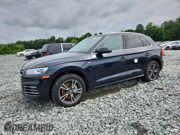 2020 Audi Q5 Premium with VIN WA1G2AFY8L2049753, listed as a Copart auction lot 64351565 with Not provided miles and Salvage title. Bid and sale history available at DreamBid. Image 1.