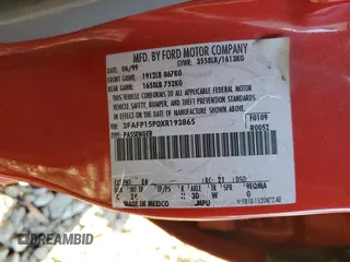 1999 Ford Escort SE z VIN 3FAFP15P0XR193865, wystawiony jako Copart lot #82397294 z przebiegiem 220 534 mil mil oraz Szkoda całkowita • Salvage title. Historia ofert i sprzedaży dostępna na DreamBid. Obrazek 12.