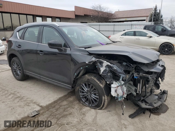 2020 Mazda CX-5 Sport with VIN JM3KFABM7L0748026, listed as a Copart auction lot 45003955 with 73,176 mi miles and Salvage Title. Bid and sale history available at carsss.com. Image 4.