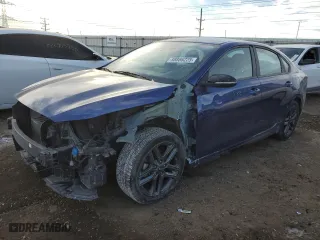 2020 Kia Forte GT-Line with VIN 3KPF34AD7LE250597, listed as a Copart auction lot 88866225 with 65,229 mi miles and Salvage Title. Bid and sale history available at carsss.com. Image 1.