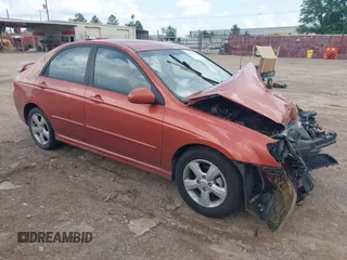 2009 Kia Spectra EX with VIN KNAFE222395027440, listed as a IAAI auction lot 42135192 with Not provided miles and . Bid and sale history available at DreamBid. Image 1.