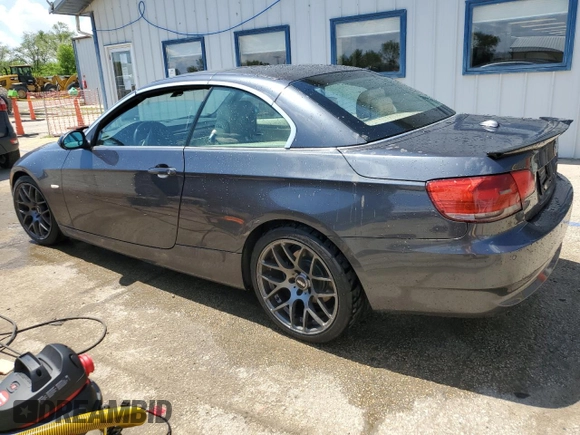 2007 BMW 3 Series 328i with VIN WBAWL13557PX14249, listed as a Copart auction lot 56940895 with 83,147 mi miles and Salvage title. Bid and sale history available at DreamBid. Image 2.