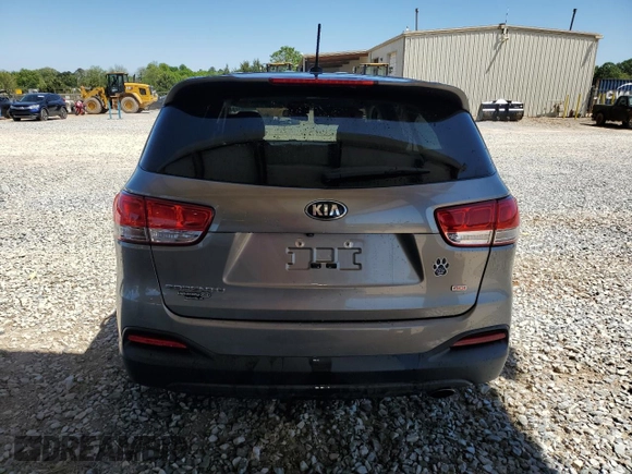 2018 Kia Sorento LX with VIN 5XYPG4A32JG431056, listed as a Copart auction lot 52992555 with 36,415 mi miles and Salvage Title. Bid and sale history available at carsss.com. Image 6.