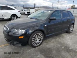 2007 Audi A3 with VIN WAUHF78P77A000638, listed as a Copart auction lot 56936695 with 169,832 mi miles and Clean title. Bid and sale history available at DreamBid. Image 1.