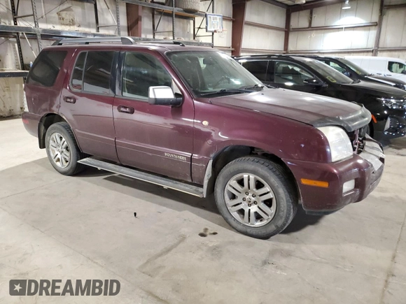2008 Mercury Mountaineer Premier with VIN 4M2EU48878UJ15902, listed as a Copart auction lot 72962634 with 203,809 mi miles and Salvage Title. Bid and sale history available at carsss.com. Image 4.