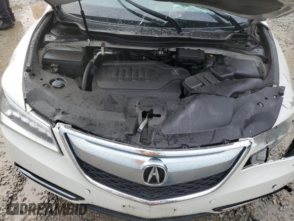 2015 Acura MDX Advance/Entertainment Pkg with VIN 5FRYD4H8XFB031323, listed as a Copart auction lot 67896484 with 0 mi miles and Non Repairable. Bid and sale history available at carsss.com. Image 12.
