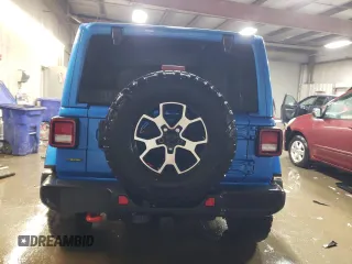 2021 Jeep Wrangler Unlimited Rubicon with VIN 1C4JJXFM7MW702520, listed as a Copart auction lot 41609735 with 11,184 mi miles and Salvage Title. Bid and sale history available at carsss.com. Image 6.