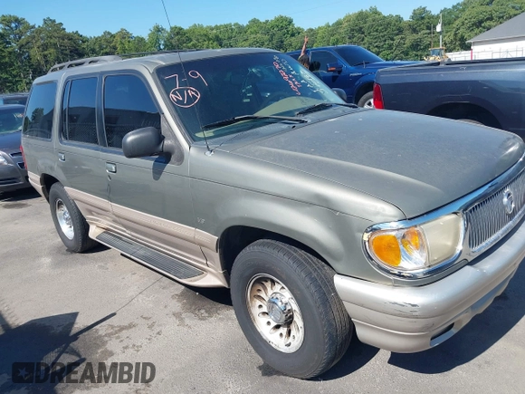 2001 Mercury Mountaineer with VIN 4M2ZU86P61UJ00123, listed as a IAAI auction lot 42692270 with 261,819 mi miles and . Bid and sale history available at DreamBid. Image 1.