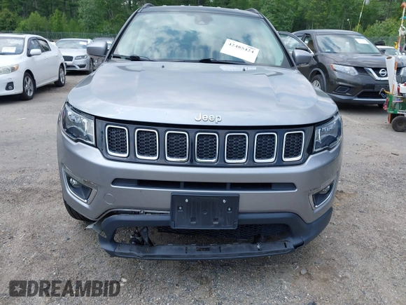 2021 Jeep Compass Limited z VIN 3C4NJDCB1MT506372, wystawiony jako IAAI lot #42485424 z przebiegiem 58 317 mil mil oraz . Historia ofert i sprzedaży dostępna na DreamBid. Obrazek 12.