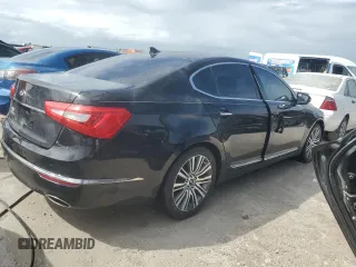 2015 Kia Cadenza Premium with VIN KNALN4D71F5181499, listed as a Copart auction lot 76159924 with 59,659 mi miles and Salvage Title. Bid and sale history available at carsss.com. Image 3.