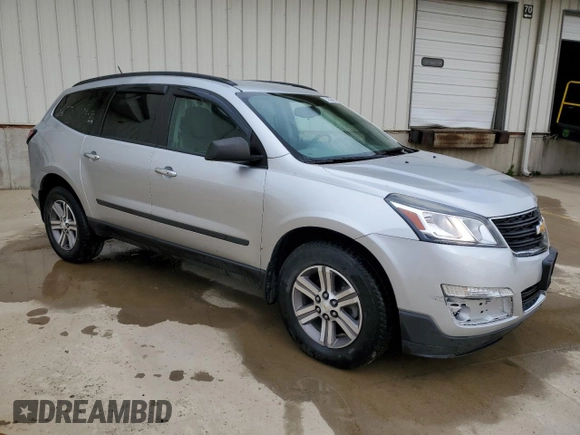 2017 Chevrolet Traverse LS with VIN 1GNKRFED6HJ353661, listed as a Copart auction lot 49621185 with 140,971 mi miles and Clean Title. Bid and sale history available at carsss.com. Image 4.