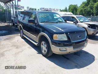 2006 Ford Expedition Eddie Bauer z VIN 1FMPU17596LB00921, wystawiony jako IAAI lot #42388660 z przebiegiem Nie podano mil oraz . Historia ofert i sprzedaży dostępna na DreamBid. Obrazek 1.