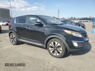 2013 Kia Sportage SX with VIN KNDPCCA66D7446001, listed as a Copart auction lot 50792695 with 95,182 mi miles and Salvage Title. Bid and sale history available at carsss.com. Image 4.
