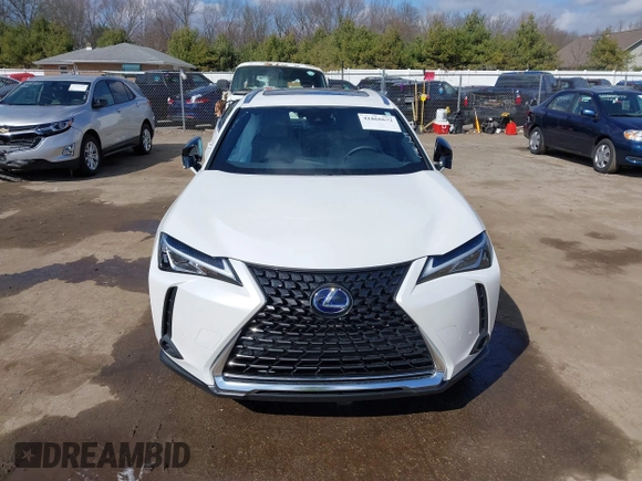 2021 Lexus UX 250h z VIN JTHP9JBH0M2039502, wystawiony jako IAAI lot #41868672 z przebiegiem 17 496 mil mil oraz . Historia ofert i sprzedaży dostępna na DreamBid. Obrazek 12.