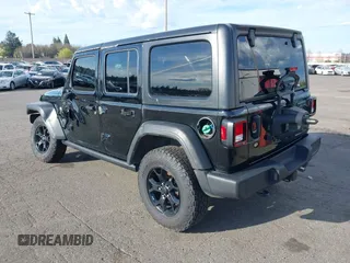 2021 Jeep Wrangler Unlimited Willys с VIN 1C4HJXDM0MW683276, выставлен на аукционе IAAI как лот 41896423 с пробегом 70 935 миль миль и . История ставок и продаж доступна на DreamBid. Изображение 3.
