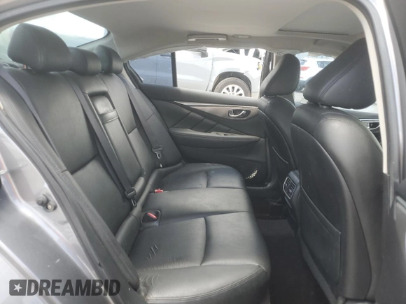 2015 Infiniti Q50 with VIN JN1BV7AP9FM332795, listed as a Copart auction lot 63416925 with 106,986 mi miles and Salvage title. Bid and sale history available at DreamBid. Image 10.