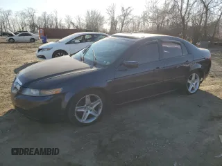 2006 Acura TL with VIN 19UUA66296A014252, listed as a Copart auction lot 48910725 with 259,371 mi miles and Salvage Title. Bid and sale history available at carsss.com. Image 1.