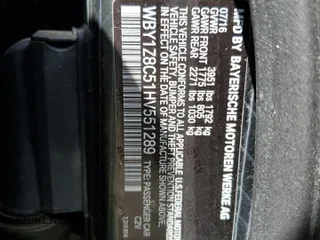 2017 BMW i3 with VIN WBY1Z8C51HV551289, listed as a Copart auction lot 65280455 with 48,435 mi miles and Salvage title. Bid and sale history available at DreamBid. Image 13.
