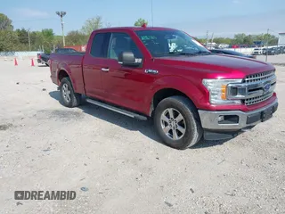 2018 Ford F-150 XL with VIN 1FTFX1E53JFA58683, listed as a IAAI auction lot 42178662 with 93,190 mi miles and . Bid and sale history available at DreamBid. Image 1.