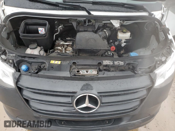 2023 Mercedes-Benz Sprinter Cargo with VIN W1Y4NCHY8PT121099, listed as a Copart auction lot 80552444 with 50,805 mi miles and Non Repairable. Bid and sale history available at carsss.com. Image 12.