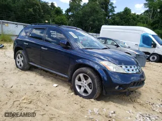 2005 Nissan Murano SL with VIN JN8AZ08W35W426860, listed as a Copart auction lot 56135664 with 0 mi miles and Salvage Title. Bid and sale history available at carsss.com. Image 4.