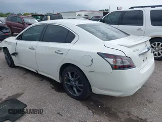 2014 Nissan Maxima S with VIN 1N4AA5AP6EC908751, listed as a IAAI auction lot 42624511 with 141,544 mi miles and . Bid and sale history available at DreamBid. Image 3.