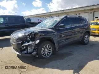 2021 Jeep Cherokee Latitude Lux with VIN 1C4PJMMX2MD216358, listed as a Copart auction lot 47167505 with 22,195 mi miles and Salvage Title. Bid and sale history available at carsss.com. Image 1.