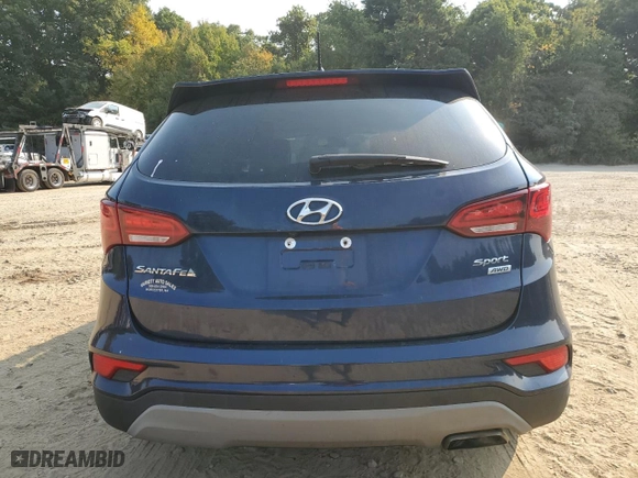 2018 Hyundai Santa Fe Sport 2.4L with VIN 5XYZTDLBXJG568349, listed as a Copart auction lot 71246754 with NaN miles and Salvage Title. Bid and sale history available at carsss.com. Image 6.