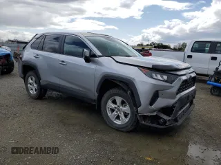 2021 Toyota RAV4 Hybrid LE with VIN 4T3MWRFV8MU020439, listed as a Copart auction lot 49834745 with 21,060 mi miles and Salvage Title. Bid and sale history available at carsss.com. Image 4.