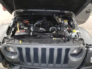 2020 Jeep Wrangler Unlimited Willys with VIN 1C4HJXDG3LW166868, listed as a Copart auction lot 84815154 with 66,640 mi miles and Salvage title. Bid and sale history available at DreamBid. Image 11.