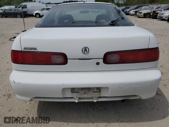 2000 Acura Integra LS with VIN JH4DC4459YS012992, listed as a Copart auction lot 53804615 with 271,223 mi miles and Salvage title. Bid and sale history available at DreamBid. Image 6.