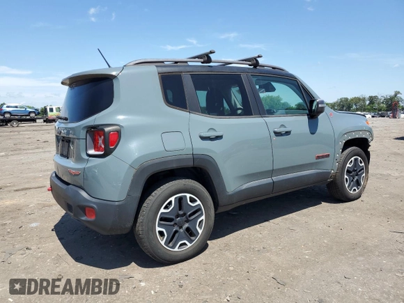 2015 Jeep Renegade Trailhawk с VIN ZACCJBCT0FPB56914, выставлен на аукционе Copart как лот 61804115 с пробегом 66 974 миль миль и Списание • Salvage title. История ставок и продаж доступна на DreamBid. Изображение 3.