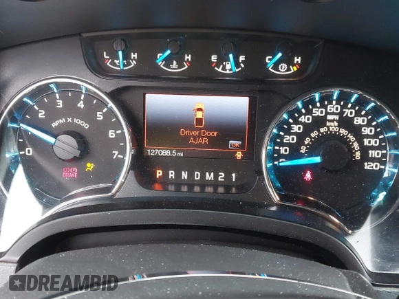 2013 Ford F-150 XL with VIN 1FTFW1EFXDKF90391, listed as a IAAI auction lot 41886643 with 127,088 mi miles. Bid and sale history available at carsss.com. Image 7.