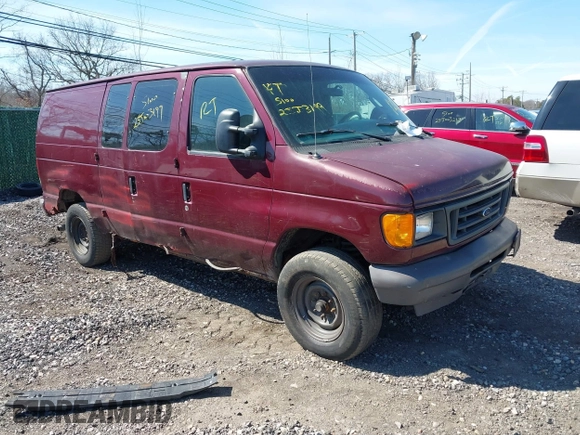 2004 Ford Econoline Cargo with VIN 1FTSE34L84HA02196, listed as a IAAI auction lot 41906849 with Not Provided miles and . Bid and sale history available at carsss.com. Image 1.