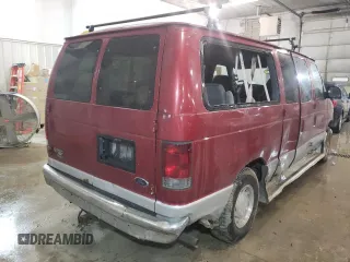 2002 Ford Econoline Passenger XL with VIN 1FMRE11W82HB74447, listed as a Copart auction lot 60527942 with 196,426 mi miles and Non Repairable. Bid and sale history available at DreamBid. Image 4.